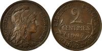 France 2 Centimes Coin, Dupuis, Paris, Bronze, KM:841 -