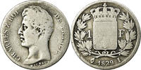 France Franc Coin, Charles X, Limoges, Silver, KM:724.6 -