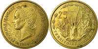 Togo 25 Francs Coin, Paris, ESSAI, Bronze-Aluminium, KM:E8 -