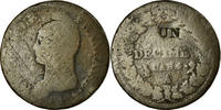 France Decime Coin, Dupré, Paris, Bronze, KM:637.1 -