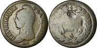 France Decime Coin, Dupré, Paris, Bronze, KM:637.1 -