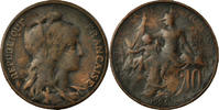 France 10 Centimes Coin, Dupuis, Paris, Bronze, KM:843 -