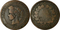 France 10 Centimes Coin, Cérès, Bordeaux, Bronze, KM:815.2 -