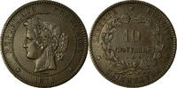 France 10 Centimes Coin, Cérès, Paris, Bronze, KM:815.1 -