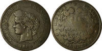 France 10 Centimes Coin, Cérès, Paris, Bronze, KM:815.1 -