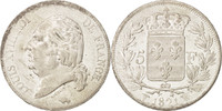 France 5 Francs Coin, Louis XVIII, Louis XVIII, Lille -