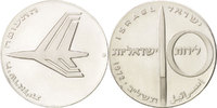Israel 10 Lirot Coin, Silver, KM:62 -