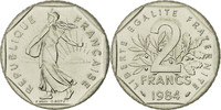 France 2 Francs Coin, Semeuse, Paris, Nickel, KM:942.1 -