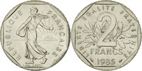 France 2 Francs Coin, Semeuse, Paris, Nickel, KM:942.1 -