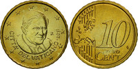 VATICAN CITY 10 Euro Cent Brass, KM:385 -