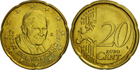 VATICAN CITY 20 Euro Cent Brass, KM:386 -