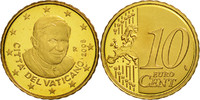 VATICAN CITY 10 Euro Cent Brass, KM:385 -