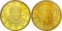 VATICAN CITY 10 Euro Cent Brass, KM:385 -