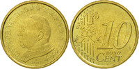 VATICAN CITY 10 Euro Cent Brass, KM:344 -