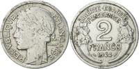 France 2 Francs Coin, Morlon, Paris, Aluminum, KM:886a.1 -