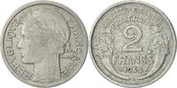 France 2 Francs Coin, Morlon, Beaumont - Le Roger, Aluminum -