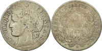 France 2 Francs Coin, Cérès, Paris, Silver, KM:817.1 -