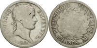 France 2 Francs Coin, Napoléon I, Toulouse, Silver, KM:684.6 -