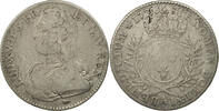 France 1/2 ECU, 44 Sols Coin, Louis XV, 1/2 Écu aux branches d'olivier -
