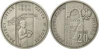 Poland 20 Zlotych Coin, Warsaw, Silver, KM:498 -
