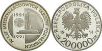 Poland 200000 Zlotych Coin, Silver, KM:242 -