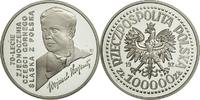 Poland 100000 Zlotych Coin, Silver, KM:227 -