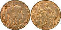 France 10 Centimes Coin, Dupuis, Paris, Bronze, KM:843 -