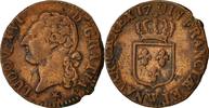 France 1/2 Sol Coin, Louis XVI, 1/2 Sol ou 1/2 sou, Lille -