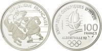 France 100 Francs Coin, Silver, KM:993, Gadoury:C16 -