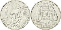 France 100 Francs Coin, André Malraux, Silver, KM:1188 -