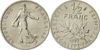 France 1/2 Franc Coin, Semeuse, Paris, Nickel, KM:931.1 -