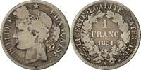 France Franc Coin, Cérès, Paris, Silver, KM:759.1 -