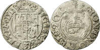 3 Polker, 3 Poltorak - 1 Kruzierz 1625 Polen Münze, Sigismund III, SS+ SS+