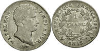France Franc Coin, Napoléon I, Paris, Silver, KM:656.1 -