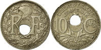 France 10 Centimes Coin, Lindauer, Trou Décentré -