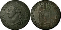 France Sol Coin, Louis XVI, Sol ou sou, Paris, Copper -