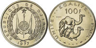 Djibouti 100 Francs Coin, Cupro-nickel, KM:E7 -