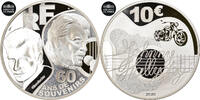 France 10 Euro Johnny Hallyday, Silver -