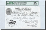 Great Britain 5 Pounds Banknote, 1936-4-3, KM:335a, graded, PMG -