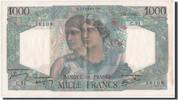France 1000 Francs Banknote, 1945-7-12, Fayette:41.6, KM:130a -