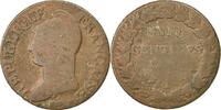 France 5 Centimes Coin, Dupré, Limoges, Bronze, KM:640.7 -