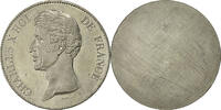 France 5 Francs Coin, Charles X, Concours d'Avers de Domard, ESSAI -