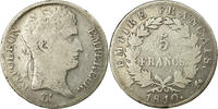 France 5 Francs Coin, Napoléon I, Bayonne, Silver, KM:694.9 -