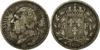 France 5 Francs Coin, Louis XVIII, Perpignan, Silver -