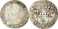 France Teston Coin, Charles IX, Bordeaux, Silver -