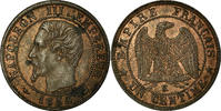 France Centime Coin, Napoleon III, Napoléon III, Bordeaux -