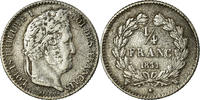 France 1/4 Franc Coin, Louis-Philippe, Lille, Silver -