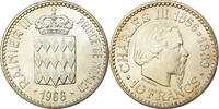Monaco 10 Francs Coin, Rainier III, Charles III, Silver -