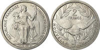 New Caledonia 2 Francs Coin, Paris, Aluminum, KM:3 -