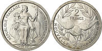 New Caledonia 2 Francs Coin, Paris, Aluminum, KM:3 -